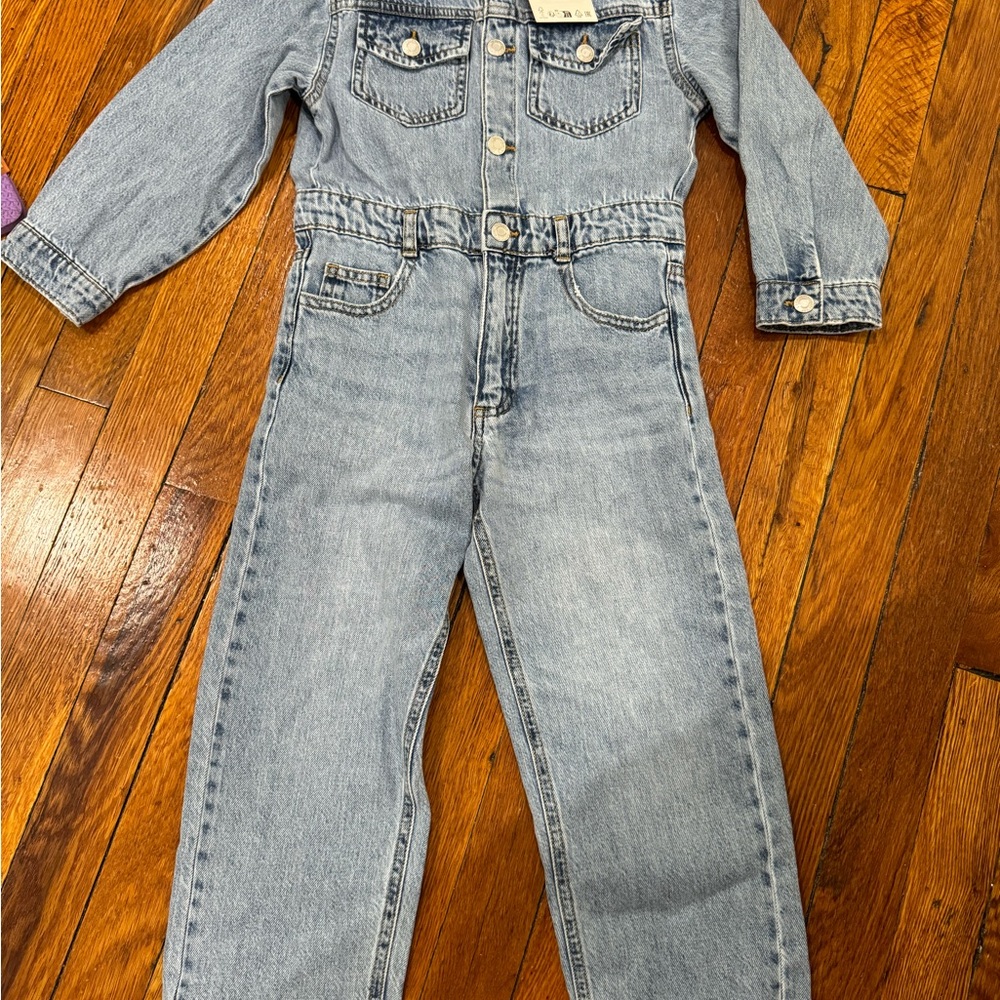 ZARA denim jumpsuit - Girls Size 6